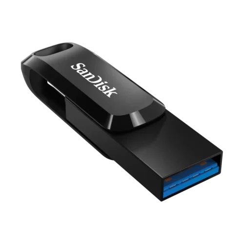 Sandisk, Ultra Dual Drive USB Flash Drive, 128GB (Black) Warranty 5-year -SDDDC3-128G-G46