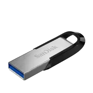 Sandisk, Ultra Flair  USB 3.0, 128GB (Black) 150MB/s read, Warranty 5-year - SDCZ73-128G-G46
