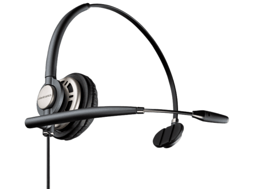 Poly EncorePro HW710, Single Ear Headset +Carry Case-EURO, (Black), Warranty 2-year -8R708AA