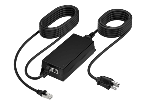 Poly PoE++ 65W2.5G w, CAT6A +PwrCrd , Poly PoE++ 65W2.5G w/CAT6A +PwrCrd EMEA-INTL English Loc-Euro plug, Warranty 3-months -B5NH6AA