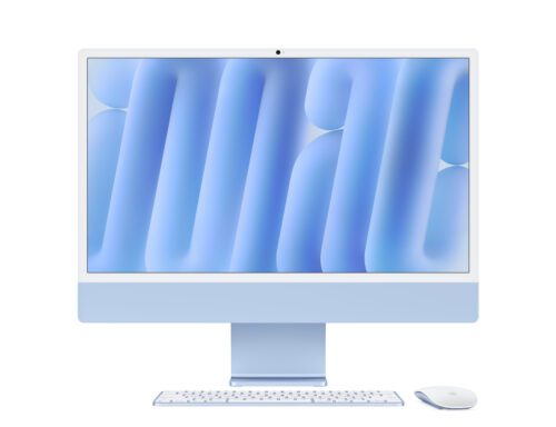 Apple iMAC 24", M4 8CPU, 8GPU, 16GB RAM, 256GB SSD, 24"-inch Liquid Retina display with Standard glass, Magic mouse, Magic keyboard with Touch ID, 1-year Warranty, Blue - MWUF3 B/A