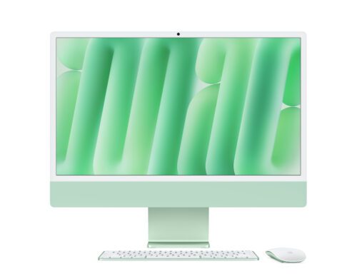 Apple iMAC 24", M4 8CPU, 8GPU, 16GB RAM, 256GB SSD, 24"-inch Liquid Retina display with Standard glass, Magic mouse, Magic keyboard with Touch ID, 1-year Warranty, Green -MWUE3 B/A