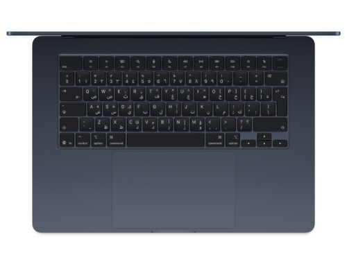 Apple MacBook Air 15", M4 10CPU, 10GPU, 16GB RAM, 256GB SSD, 15-inch Liquid Retina display with True Tone², Magic Keyboard with Touch ID, 1-year Warranty, Midnight - MW1L3