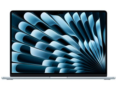 Apple MacBook Air 15", M4 10CPU, 10GPU, 32GB RAM, 2TB SSD, 15-inch Liquid Retina display with True Tone², Magic Keyboard with Touch ID, 1-year Warranty, Sky Blue - Z1HF000N7