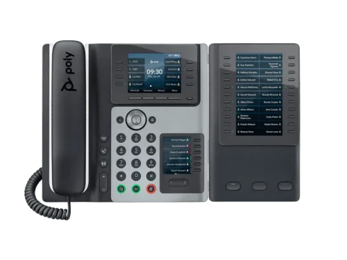 Poly Edge E400 IP Phone and PoE-enabled -82M93AA.