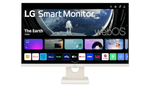 LG Smart 27" FHD 100Hz IPS Monitor with Remote & Bluetooth, -27U511SA-W.AMA.