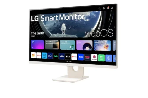 LG Smart 27" FHD 100Hz IPS Monitor with Remote & Bluetooth, -27U511SA-W.AMA.