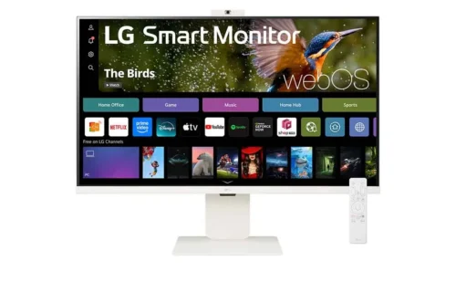 LG 32" 4K IPS Smart  Monitor with WebOS & 90W USB-C -32SR85U-W.AMA.
