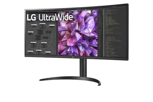 LG UltraWide  34" WQHD IPS Curved Monitor with KVM & USB-C -34WQ75C-B.AMA.