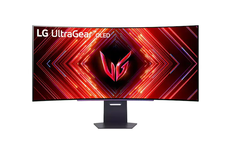 LG UltraGear™ 45" 240Hz OLED Curved Gaming Monitor, 800R, (Black) -45GS95QE-B.AMA.