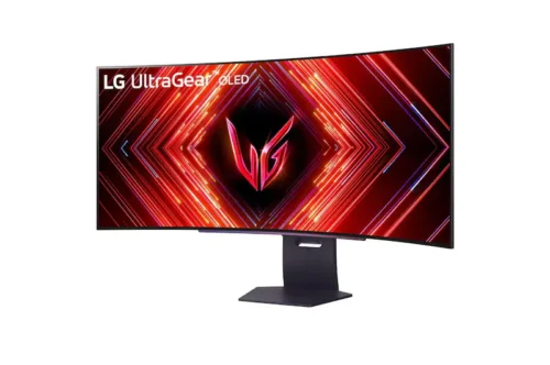 LG UltraGear™ 45" 240Hz OLED Curved Gaming Monitor, 800R, (Black) -45GS95QE-B.AMA.