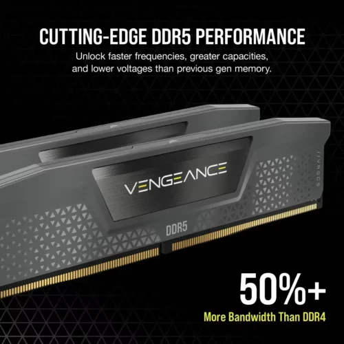 Corsair 16GB (1x16GB) DDR5 6000MHz Desktop RAM (Grey) -DDR5 CORSAIR.