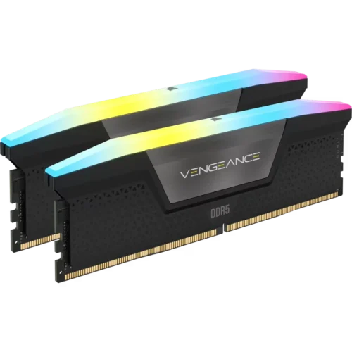 Corsair Vengeance RGB 48GB (2x24GB) DDR5 6800MHz Desktop RAM, (Black) -VENGEANCE RGB DDR5.