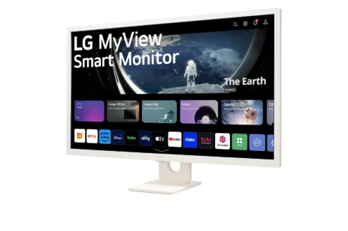 LG MyView 32" FHD IPS Smart Monitor with webOS -32SR50F-W.AMA.