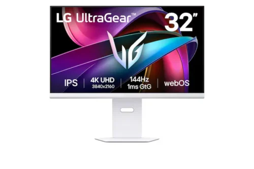 LG UltraGear™ 32" 144Hz UHD 4K AI Smart Gaming Monitor with ThinQ & Magic Remote -32G810SA-W.AMA.