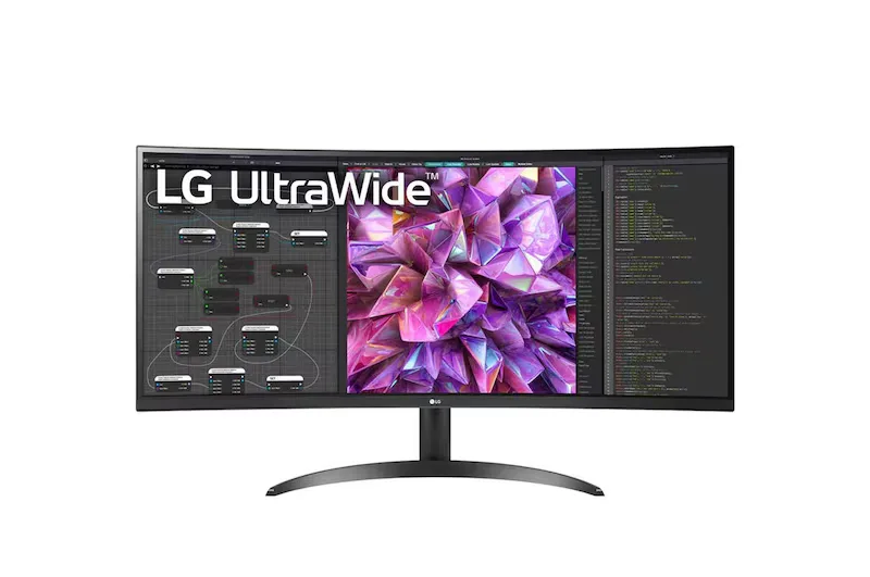 LG UltraWide 34" WQHD IPS Curved Monitor -34WQ60C-B.AMA.
