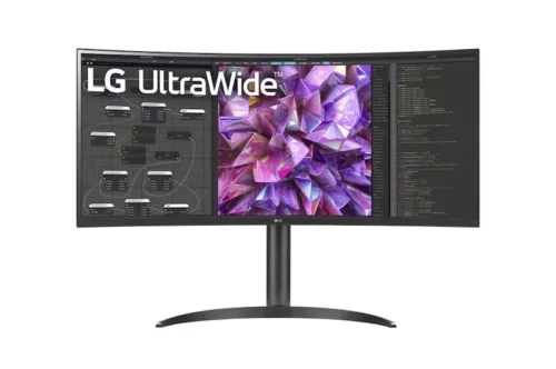LG UltraWide  34" WQHD IPS Curved Monitor with KVM & USB-C -34WQ75C-B.AMA.
