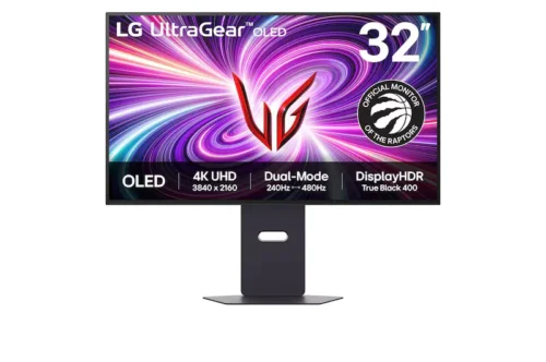 LG UltraGear™ 32" 4K 240Hz Dual-Mode OLED gaming monitor True Black 400 -32GS95UV-B.AMA.