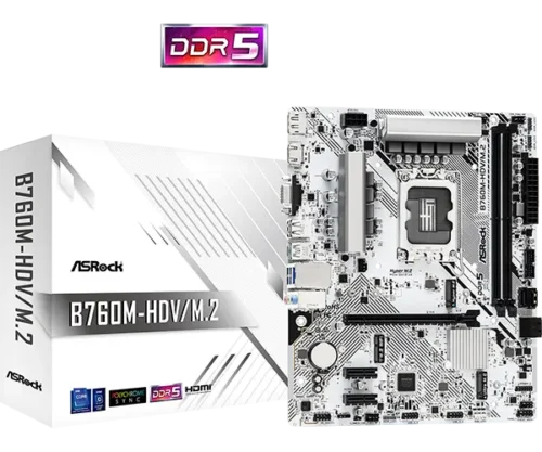 ASRock B760M-HDV/M.2 DDR5 Motherboard -MB ASROCK.