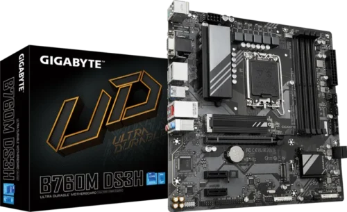 GIGABYTE B760M DS3H DDR5 Motherboard -GIGABYTE B760M DS3H.