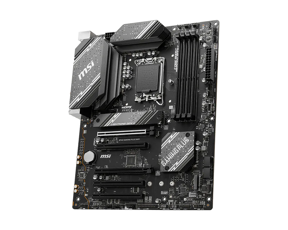 MSI B760 GAMING PLUS WIFI DDR5 Motherboard -MSI B760 GAMING PLUS WIFI. - Image 2