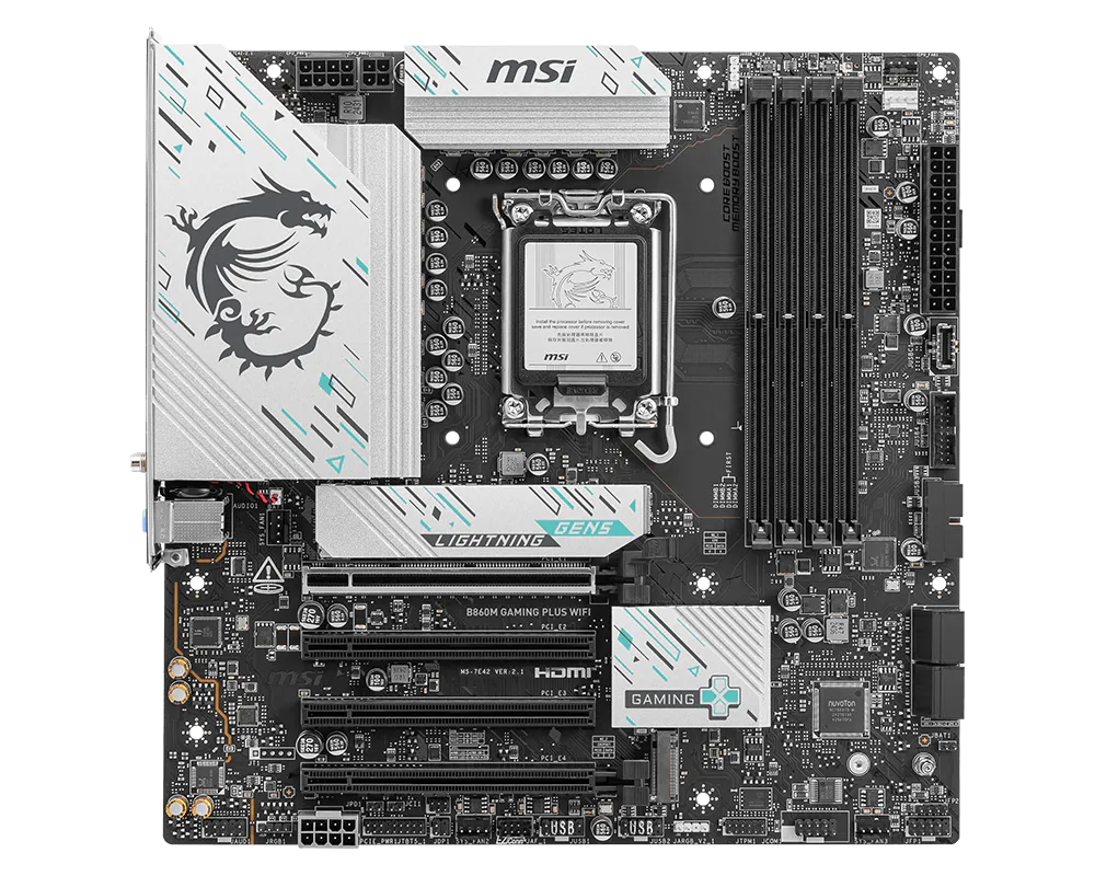 MSI B860M GAMING PLUS D5 WIFI Motherboard -MSI B860M GAMING PLUS D5 WIFI. - Image 2